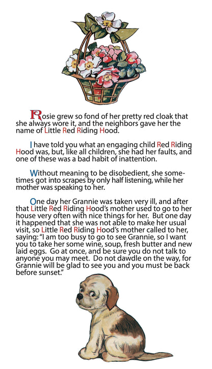 Red Riding Hood- Children's Picture Book-Vintage