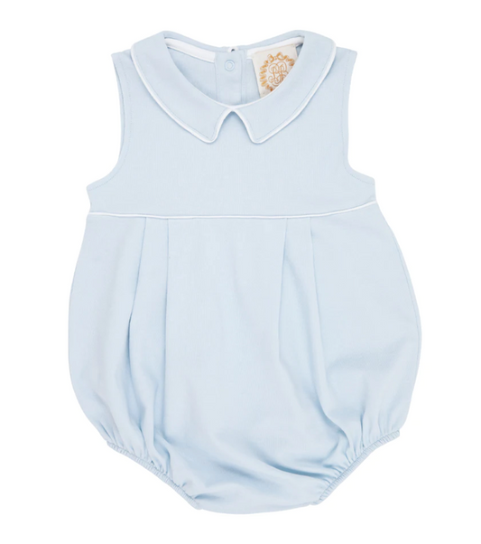 TBBC Sleeveless Bradford Bubble- Buckhead Blue/ WorthAveWhit