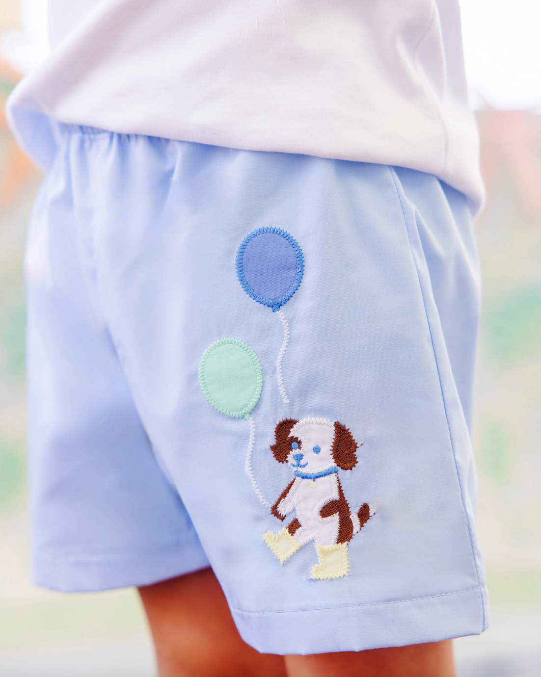 TBBC Shelton Shorts Beale St. Blue Dog Applique