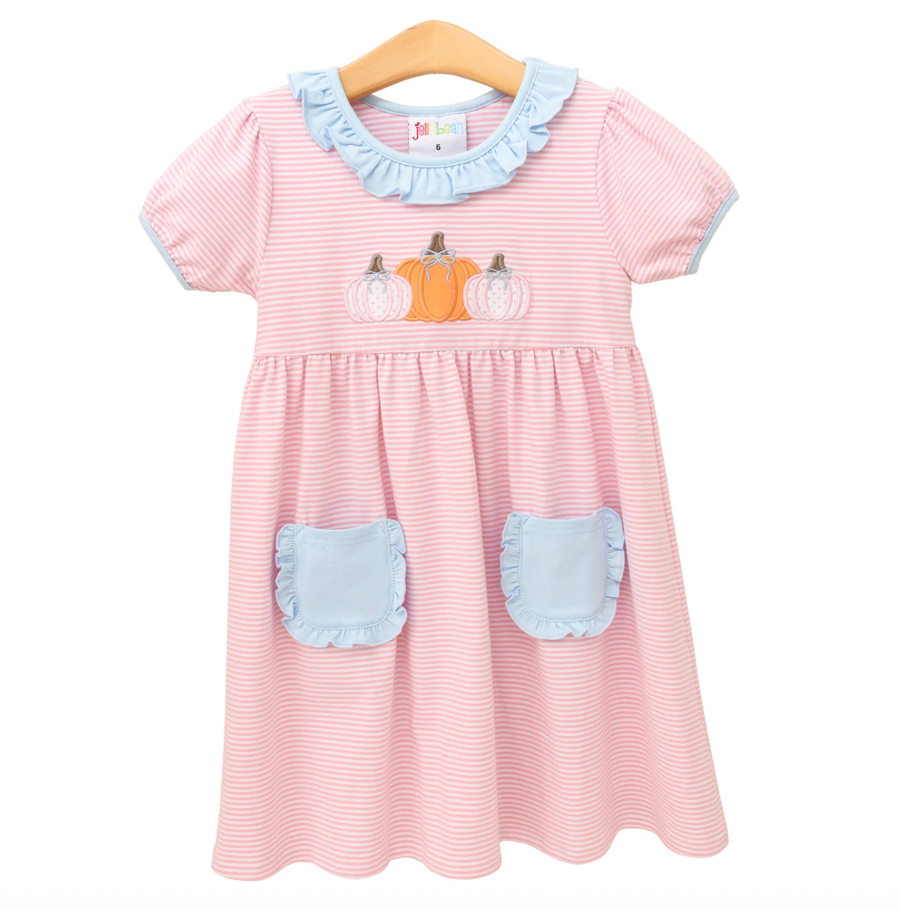 JB Pumpkin Pals Ruffle Pocket Dress