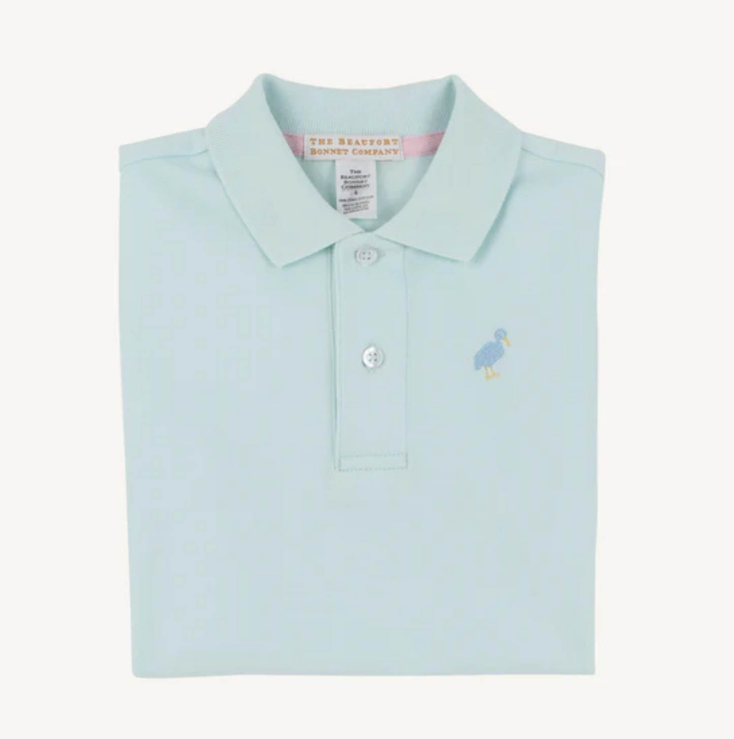 TBBC Sea Island Seafoam Prim & Proper Polo SS