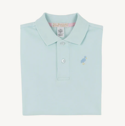 TBBC Sea Island Seafoam Prim & Proper Polo SS