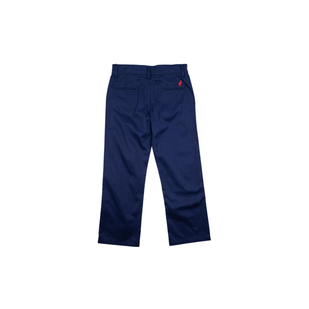 TBBC Prep School Pants Twill Nantucket Navy/R.Red