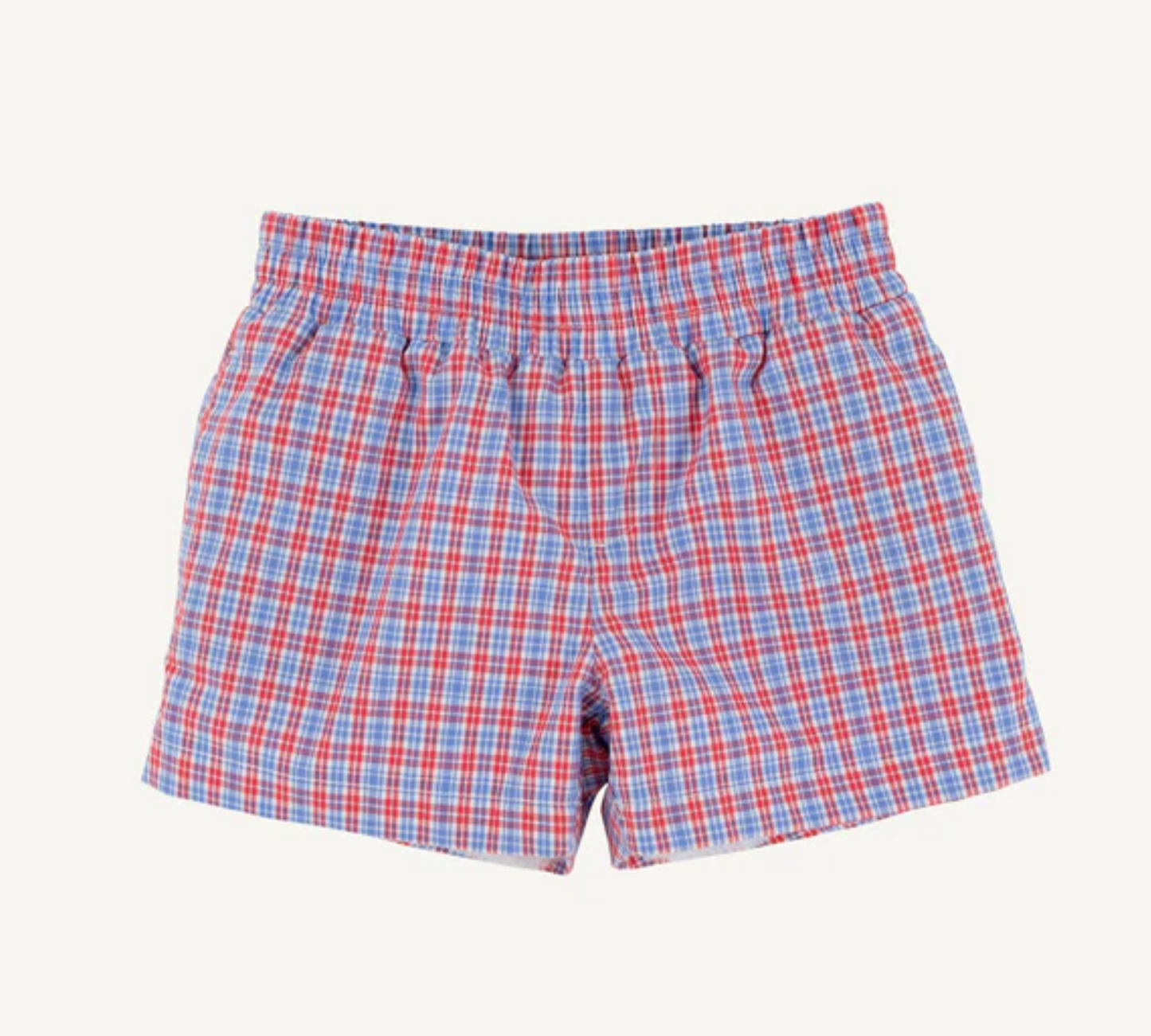 TBBC Sheffield Shorts Lawn Party Plaid / White Stork
