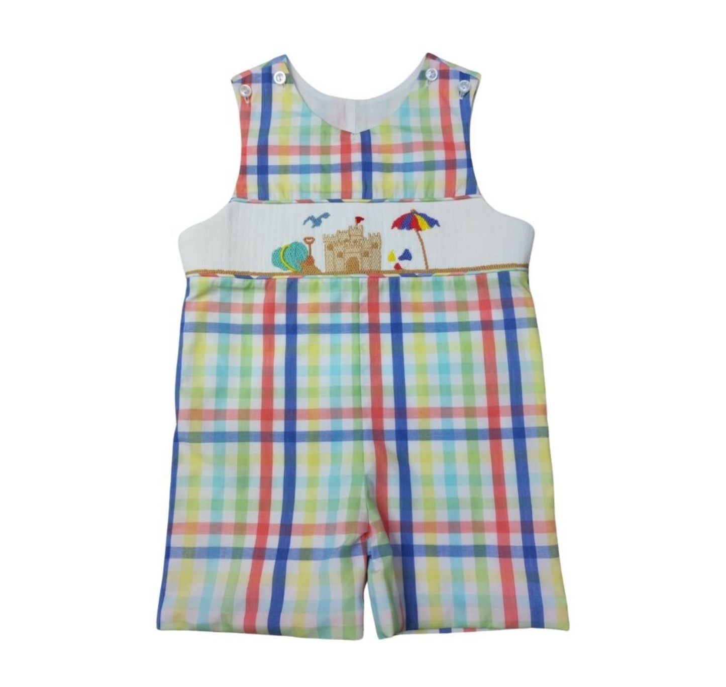 Whimsy Kids Just Beachy Smocked Jon Jon