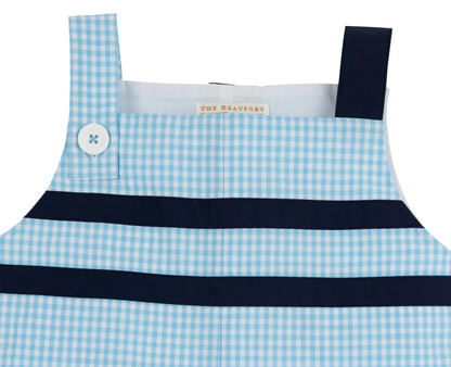 TBBC Teddy's Jon Jon Brookline Blue Mini Gingham / Navy