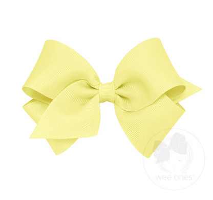 Small Classic Grosgrain Hair Bow (Plain Wrap)  Wee Ones