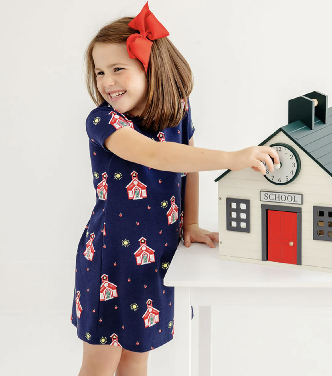 TBBC Polly Play Dress SS Happy Little School House