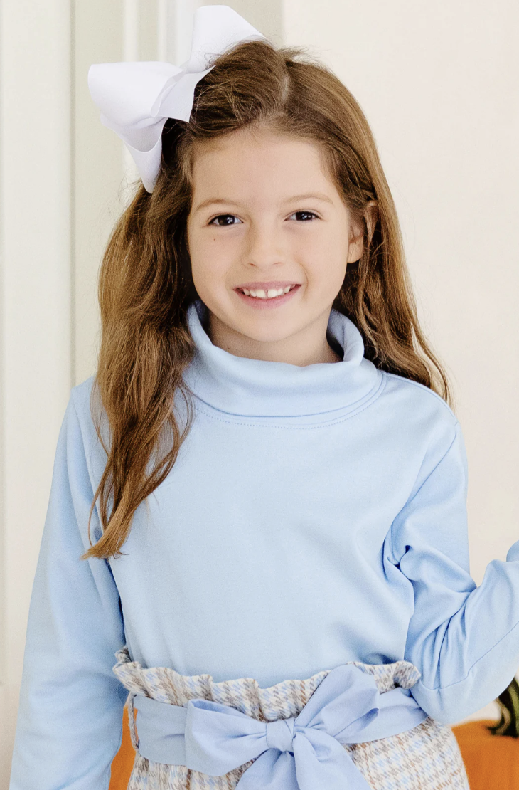 TBBC Tatum's Turtleneck Shirt-Beale Street Blue