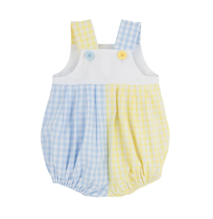 TBBC Branham Bubble Buckhead Blue Gingham Yellow Gingham Woven