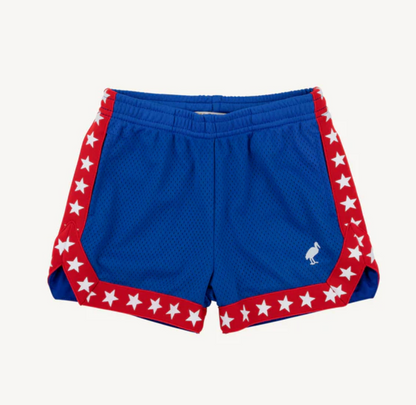 TBBC Prepletic Sheppy Shorts Rockefeller Royal with Richmond Red & Stars