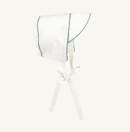 TBBC Barringer Bonnet Palmetto Pearl Gallatin Green Broadcloth