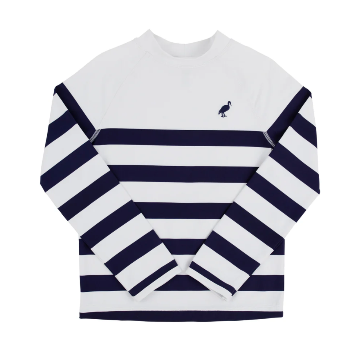 TBBC Walker's Wave Spotter Swim Shirt Nantucket Navy Stripe UPF