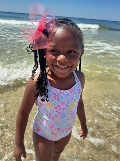 WeeSplash Colored Swim King Bows with Plain Wrap by Wee Ones