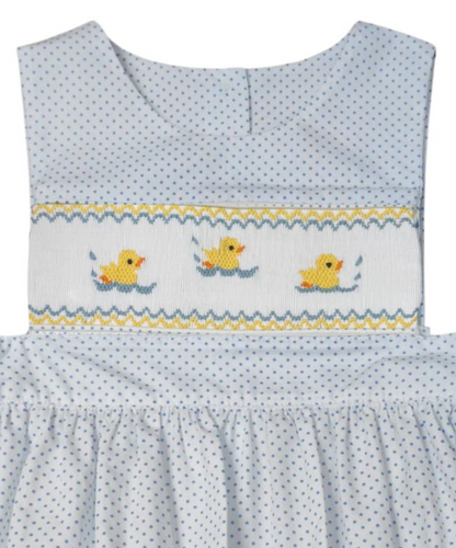 WBK Darling Duckling Smocked Bubble